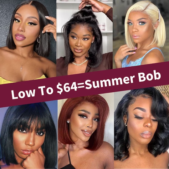 Summer Bob Wigs|7 Styles Classy Cute Lightweight&Breathable Wigs Collection Member Exclusive