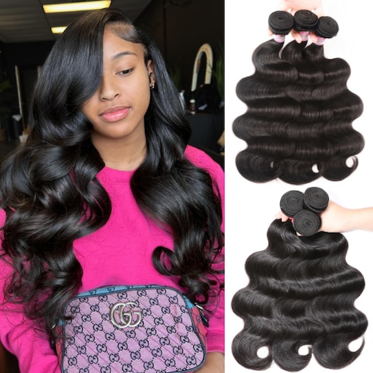  Body Wave Hair 3 Bundles 8-30 Inches Human Hair Weave Wholesale