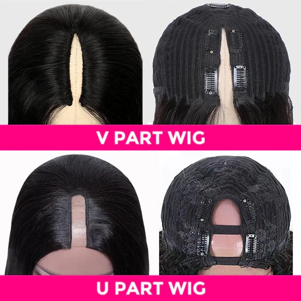 What Are The Differences Between The V Part Wig And U Part Wig?