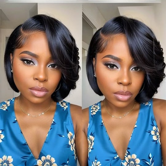 Only $49| Summer Perfect Natural Black 13X5 T Part Bob Wig Member Exclusive