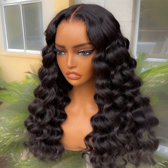 13x4 Pre-Evertyhing Lace Frontal Loose Deep Wave Human Hair Wigs