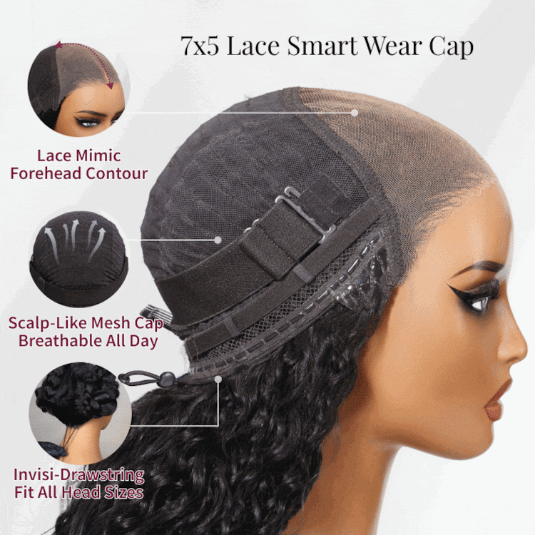 Beautyforever7x5 Bye Bye Knots Pre-Cut Lace Wear Go Staright