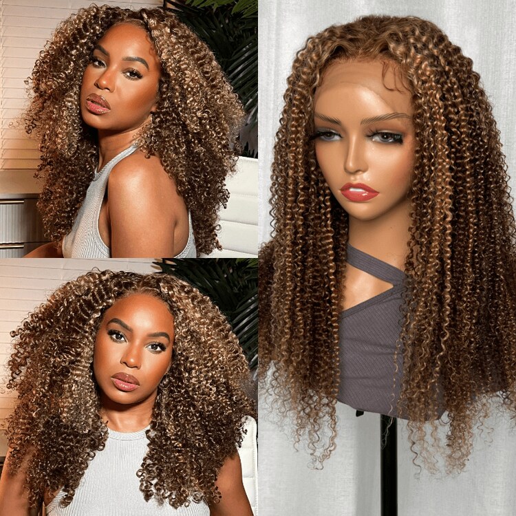 Beautyforever Affordable Kinky Curly TL412 Honey Blonde