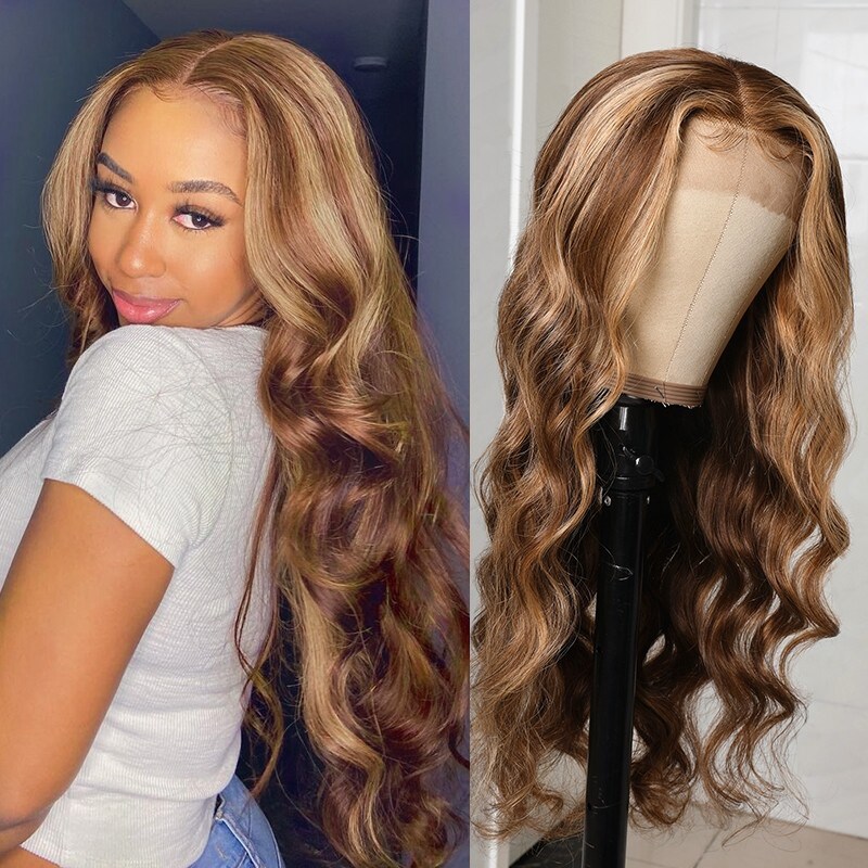 Beautyforever TL412# Color Human Hair Lace Front Wigs Blonde